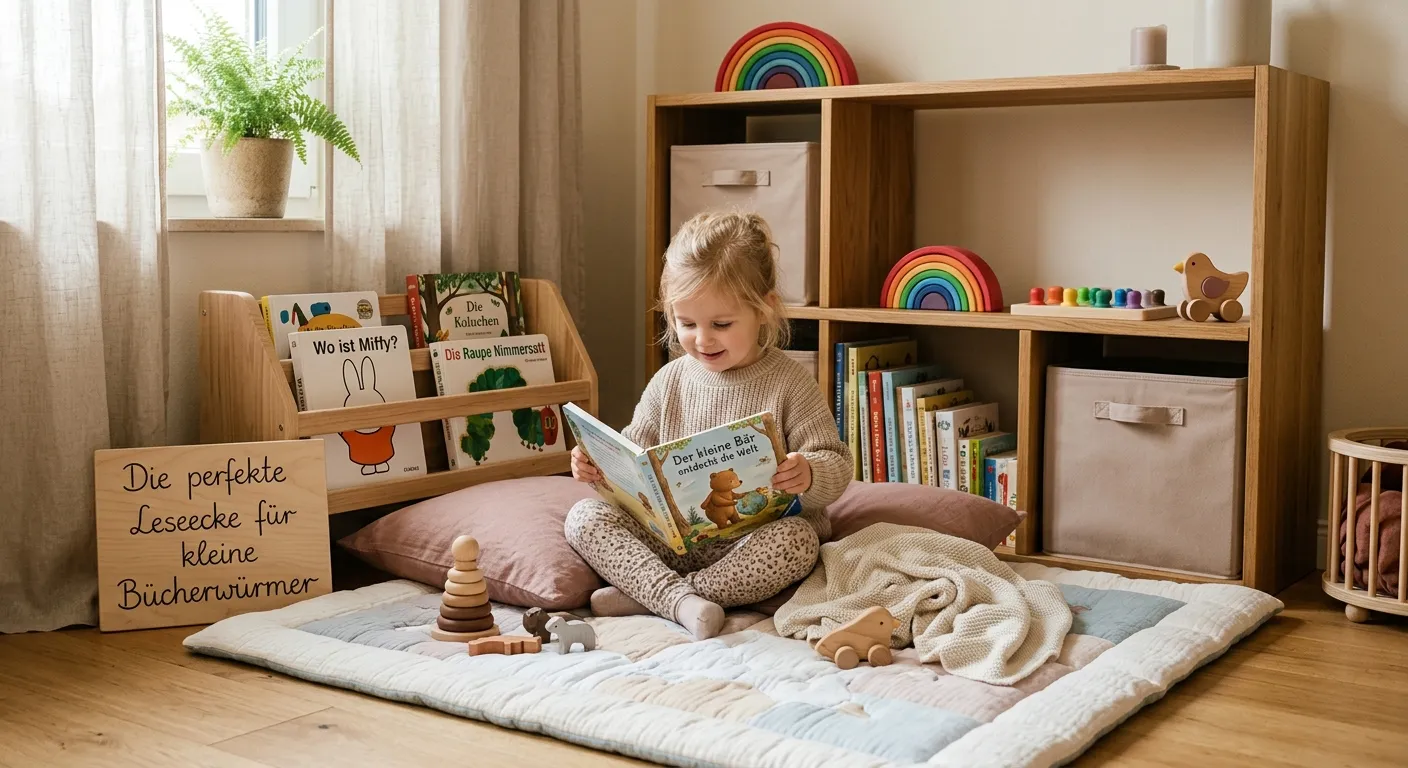Die perfekte Leseecke für kleine Bücherwürmer