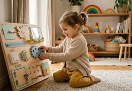 Ein Montessori-inspiriertes Activity Board selber bauen