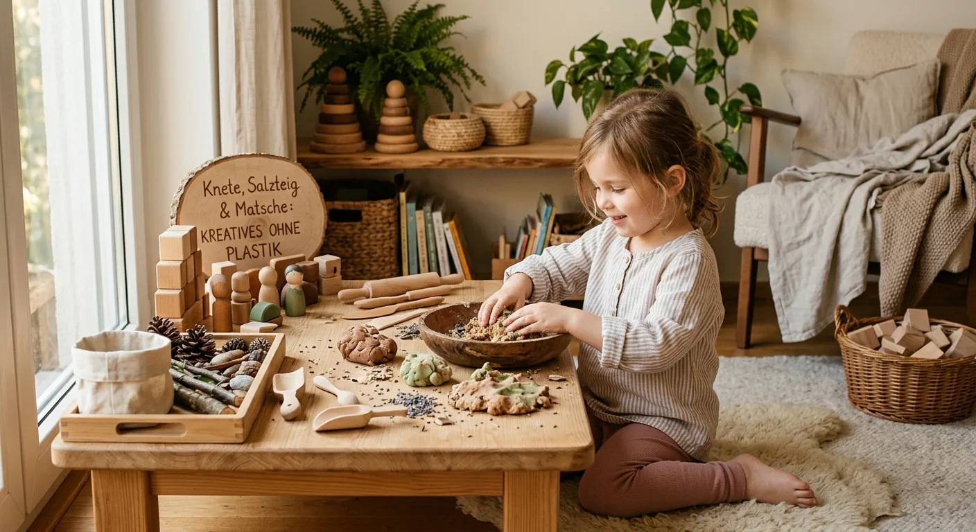 Knete, Salzteig & Matsche: Kreatives ohne Plastik