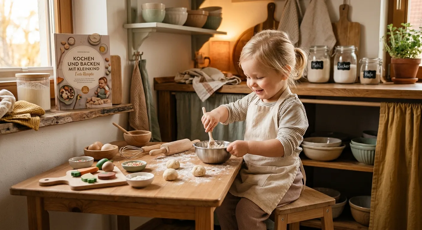 Kochen und Backen mit Kleinkind: Erste Rezepte