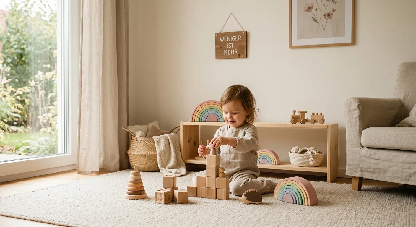 Minimalistisches Kinderzimmer: Weniger ist mehr
