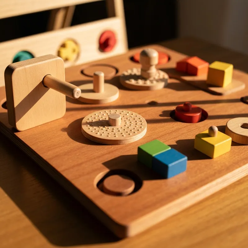 Montessori Busy Board: Warum dieses Motorikbrett das perfekte Spielzeug ist