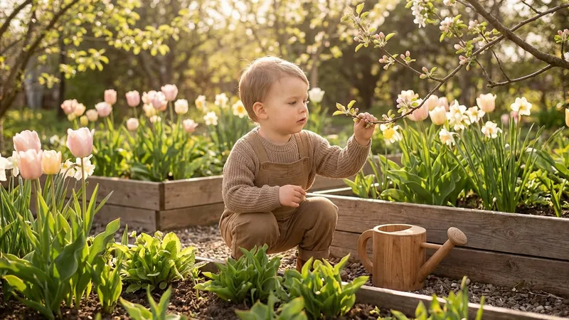 Montessori Frühling: Wie dein Kind die Natur erwachen sieht (12 Aktivitäten)