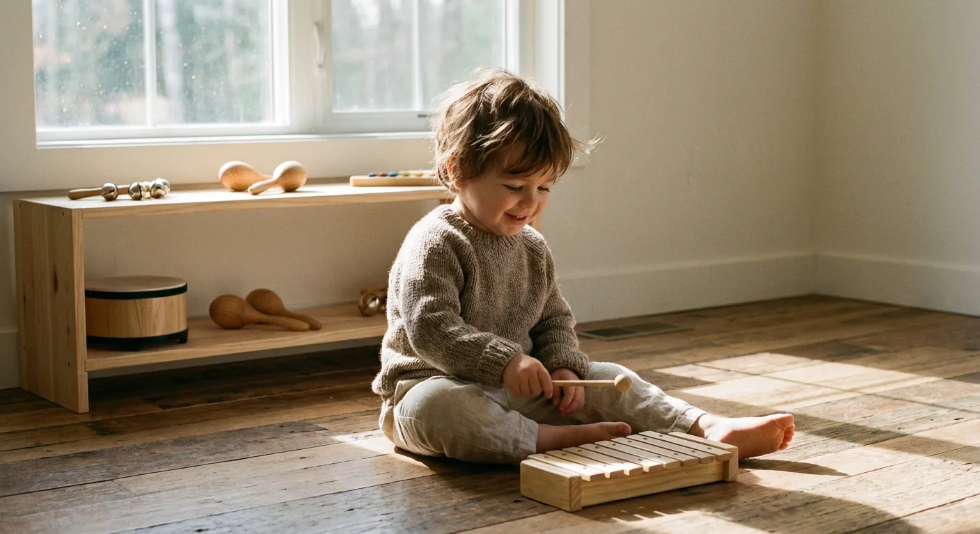 Montessori Musik: Wie dein Kind Klänge entdeckt und musikalisch wächst