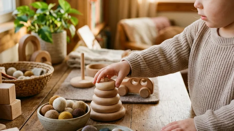 Montessori Naturmaterialien: Warum Holz, Stein und Wolle mehr bewirken als Plastik
