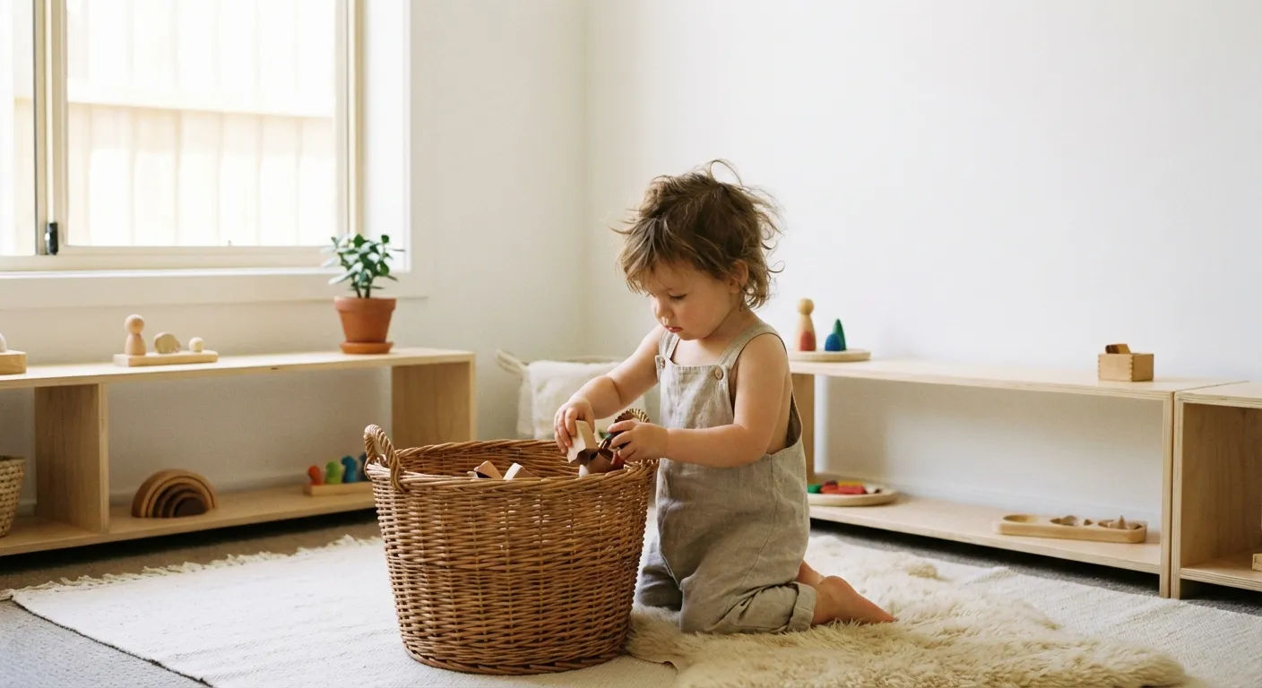 Montessori Ordnung: Wie dein Kind spielend aufräumt (ohne Kampf!)