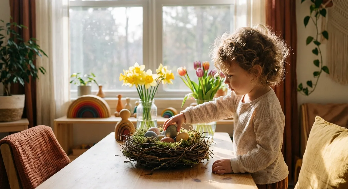 Montessori Ostern: Der entspannte Guide für achtsame Feiertage (ohne Konsumwahn)