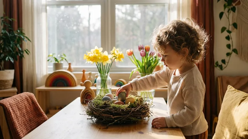Montessori Ostern: Der entspannte Guide für achtsame Feiertage (ohne Konsumwahn)
