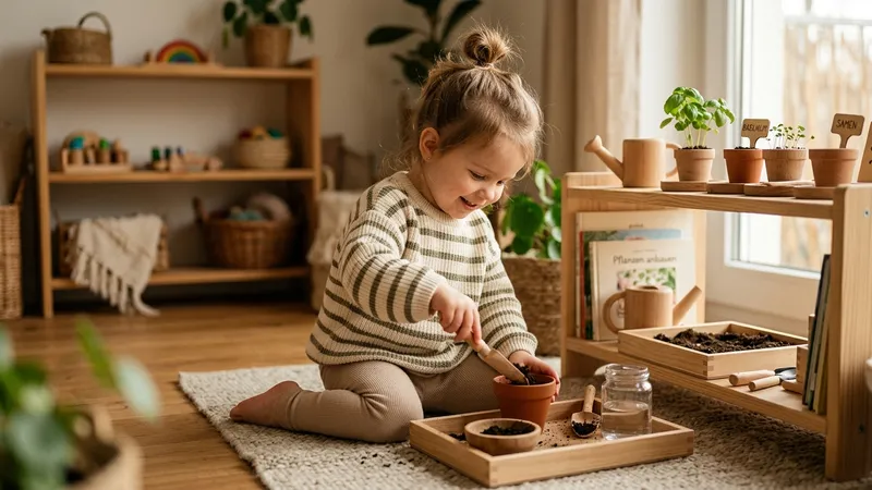 Montessori Pflanzen anbauen