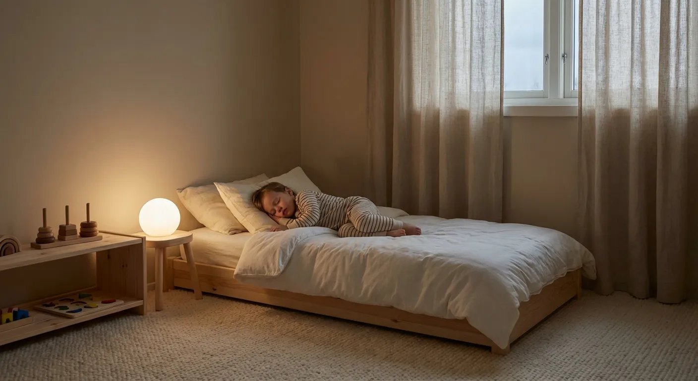 Montessori Schlafen: Der Guide für entspannte Nächte mit Bodenbett & Ritualen