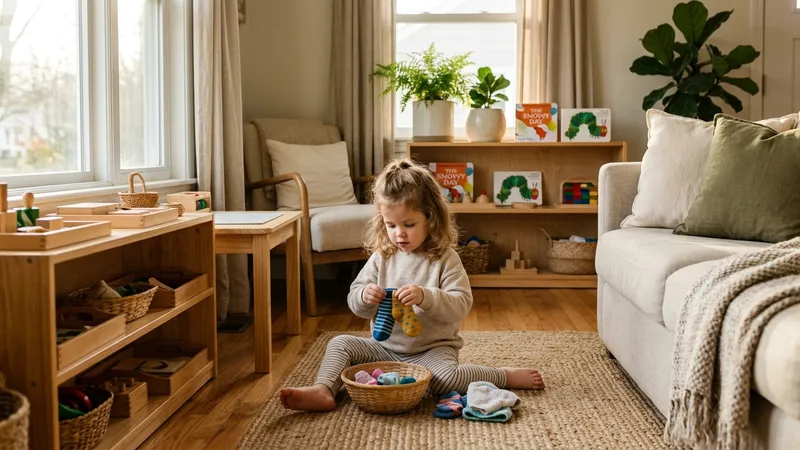 Montessori im Alltag: Wie du Selbstständigkeit ohne extra Spielzeug förderst