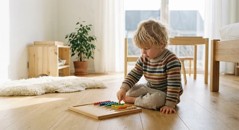 Montessori Zahlen lernen: Wie dein Kind Mathematik spielerisch begreift (ohne Druck!)