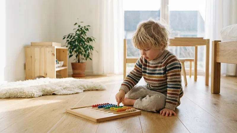 Montessori Zahlen lernen: Wie dein Kind Mathematik spielerisch begreift (ohne Druck!)