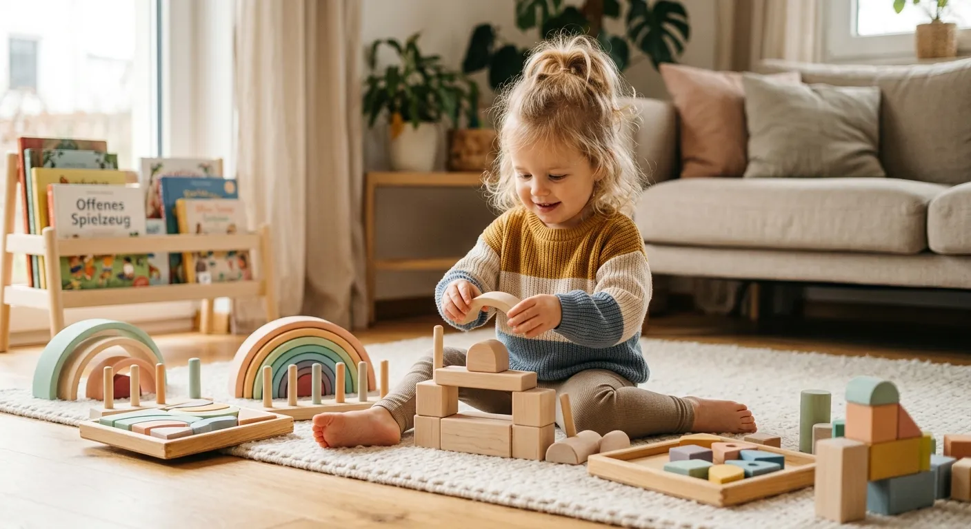 Offenes Spielzeug: Warum einfache Spielsachen kreativer machen