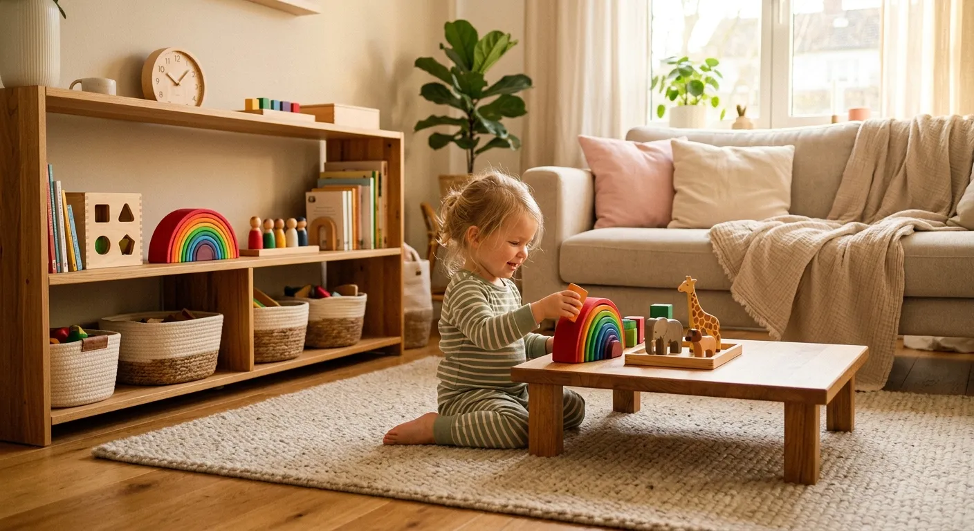 Spielbereiche im Wohnzimmer integrieren