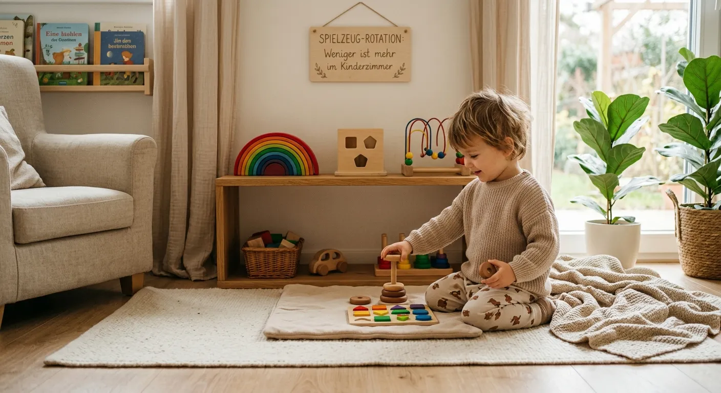 Spielzeug-Rotation: Weniger ist mehr im Kinderzimmer